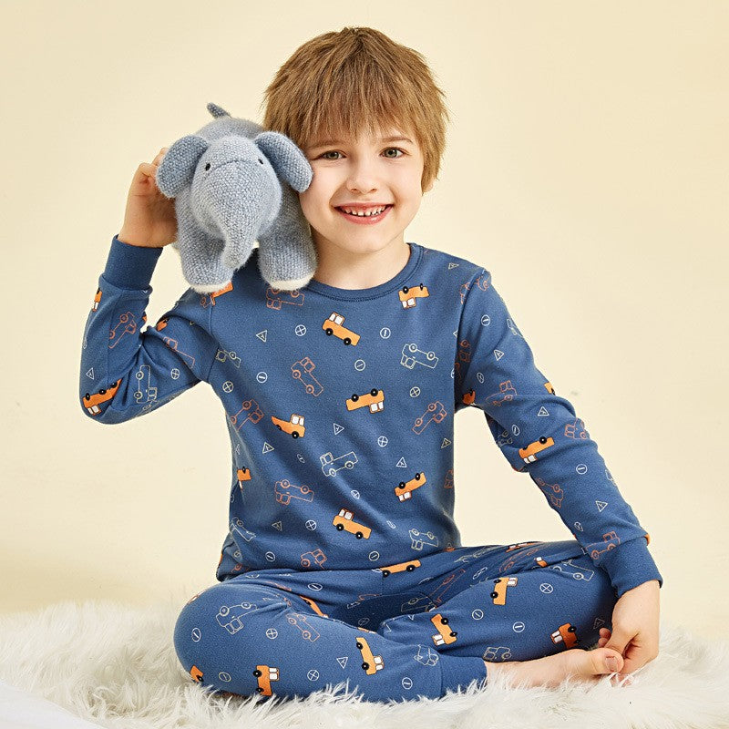Cotton Kids' Autumn Set – Thermal Base Wear for Boys & Girls