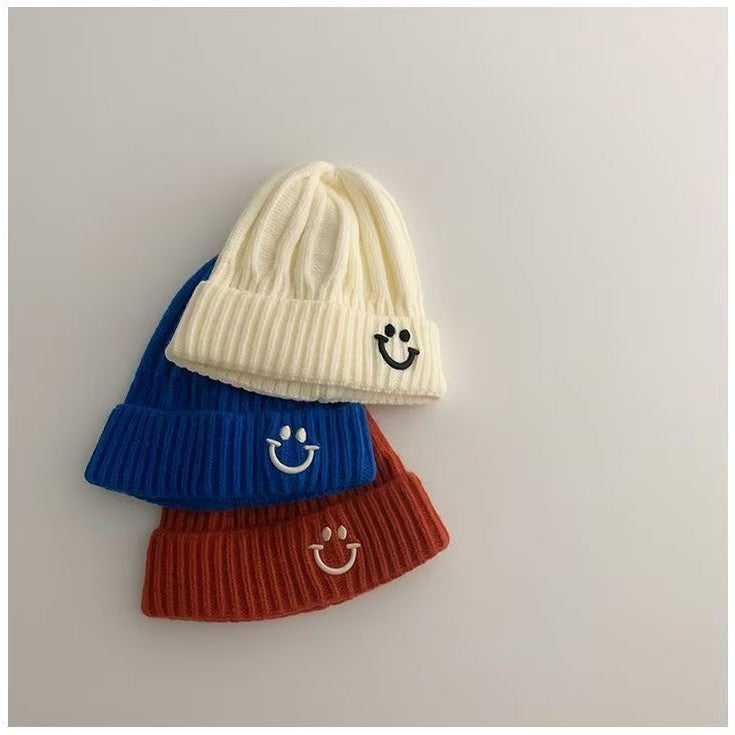 Korean INS Baby Wool Hat – Warm Knitted Pullover for Boys & Girls