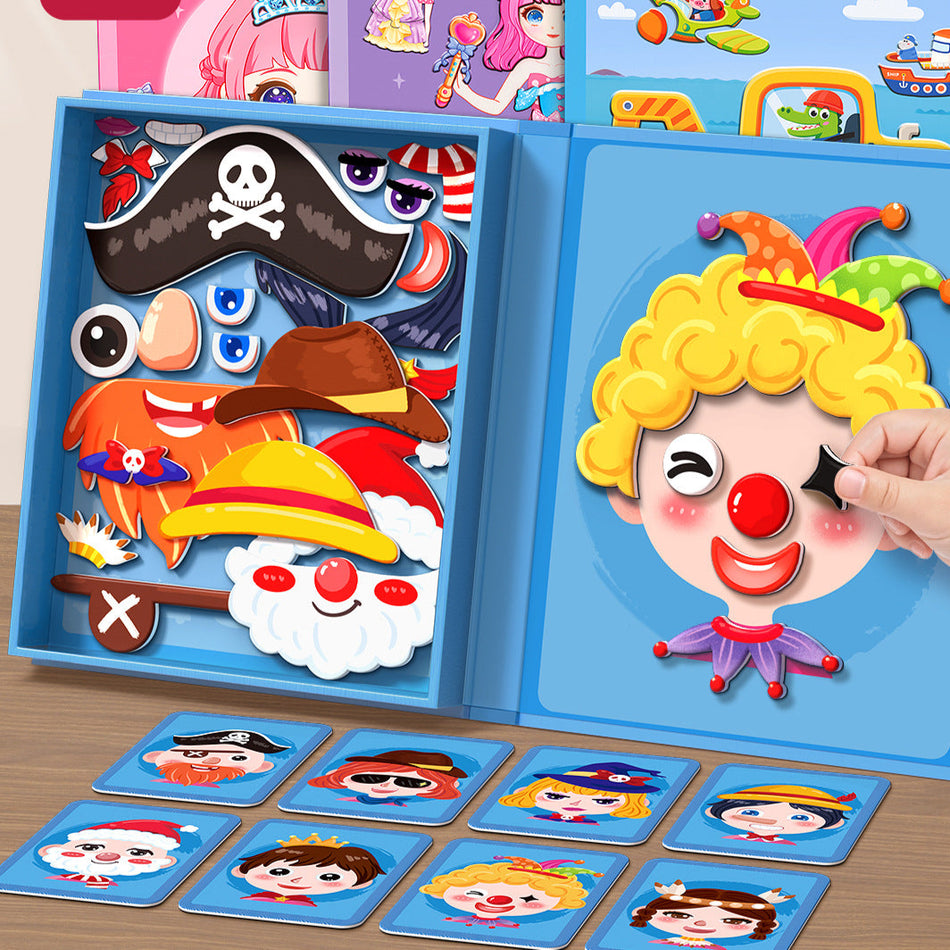 Magnetic Dress-Up Puzzle Toy for Kids 2–6 Years