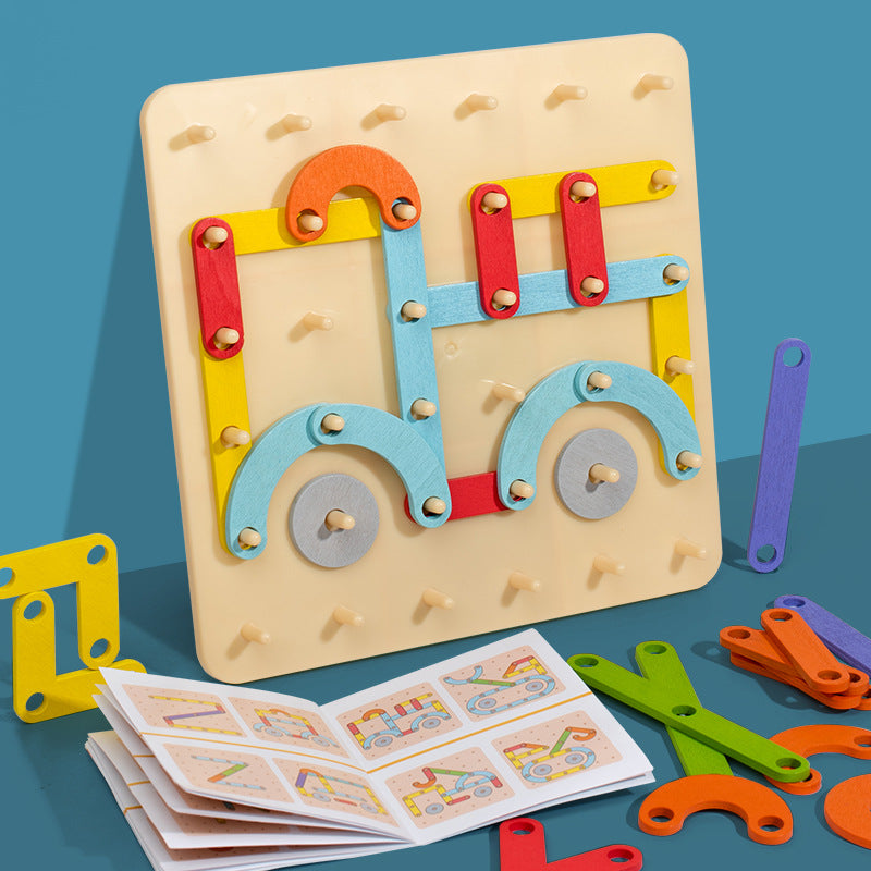 Montessori Shape & Color Matching Puzzle for Kids