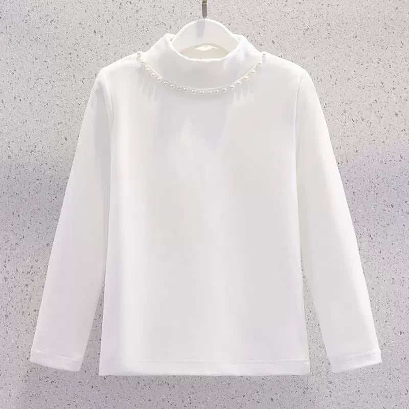 Girls Kulomi Cartoon Polo Collar Summer T-Shirt