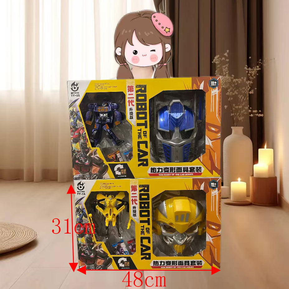 Transforming Robot Set – Optimus & Mecha Car Toys for Kids
