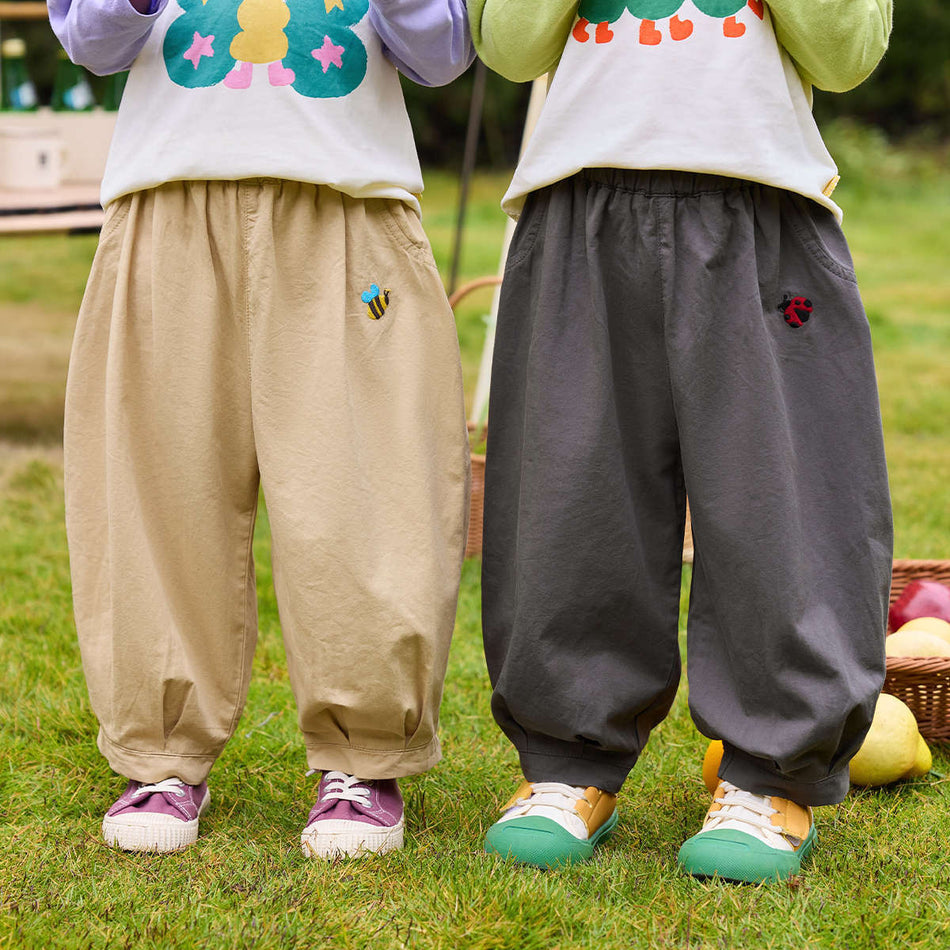 Kids' Cotton Lantern Pants Spring Casual Baby Trousers