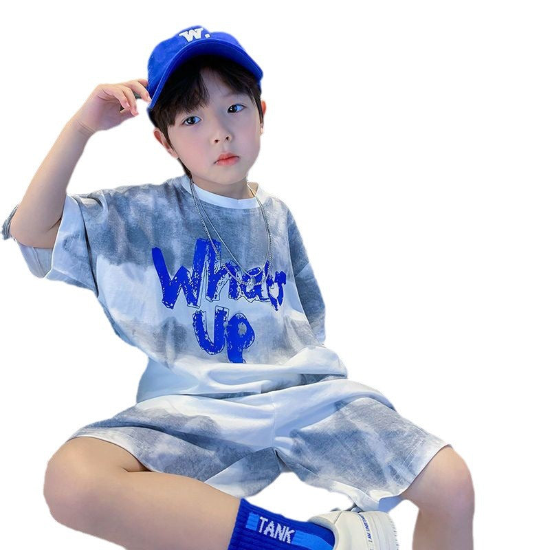 Kids Quick-Dry Sports T-Shirt & Shorts Breathable Set