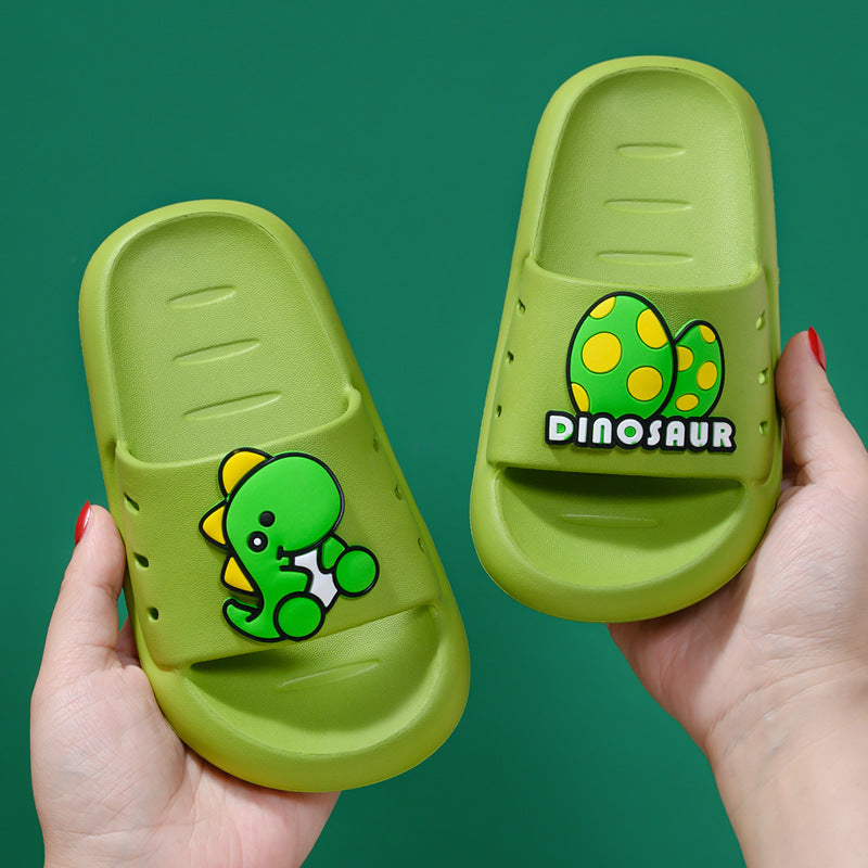 Dinosaur Kids’ Slippers – Soft Non-Slip Summer Sandals