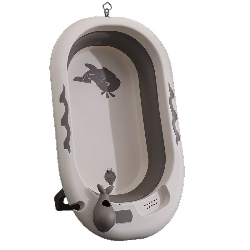 Foldable Temperature-Sensitive Baby Bathtub