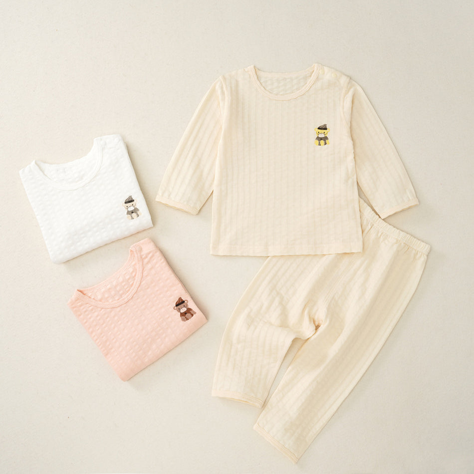 Baby Summer Pajamas – Thin Cotton AC Sleepwear Set