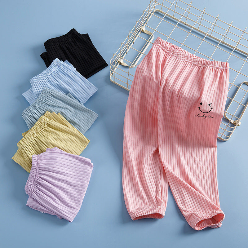 Ice Silk Mosquito-Proof Summer Home Pants