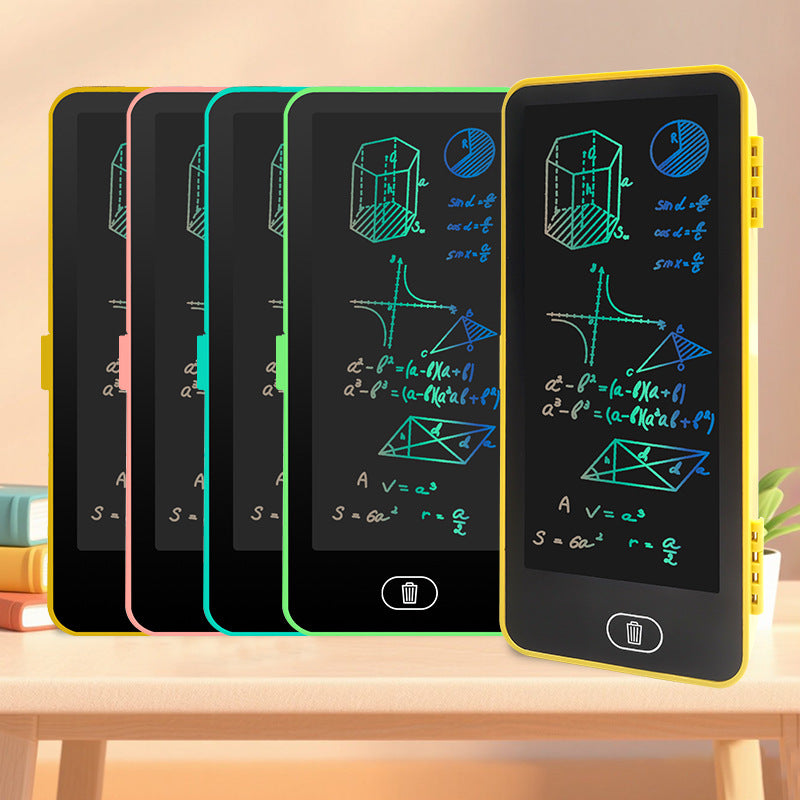 LCD Erasable Writing Board & Cartoon Pencil Box for Kids