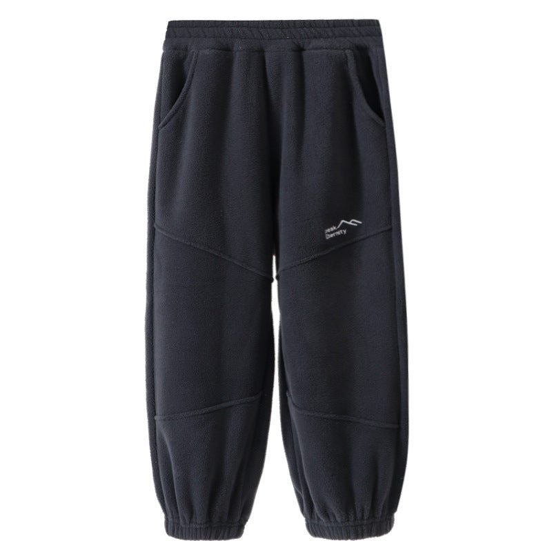 Boys' Thick Casual Sports Pants 2025 Autumn Winter Kids