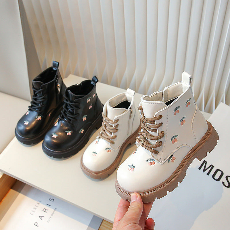 Children's Autumn Winter 2025 Embroidered Boots