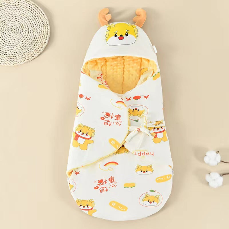 Pure Cotton Newborn Swaddling Quilt Anti Kick Sleeping Bag