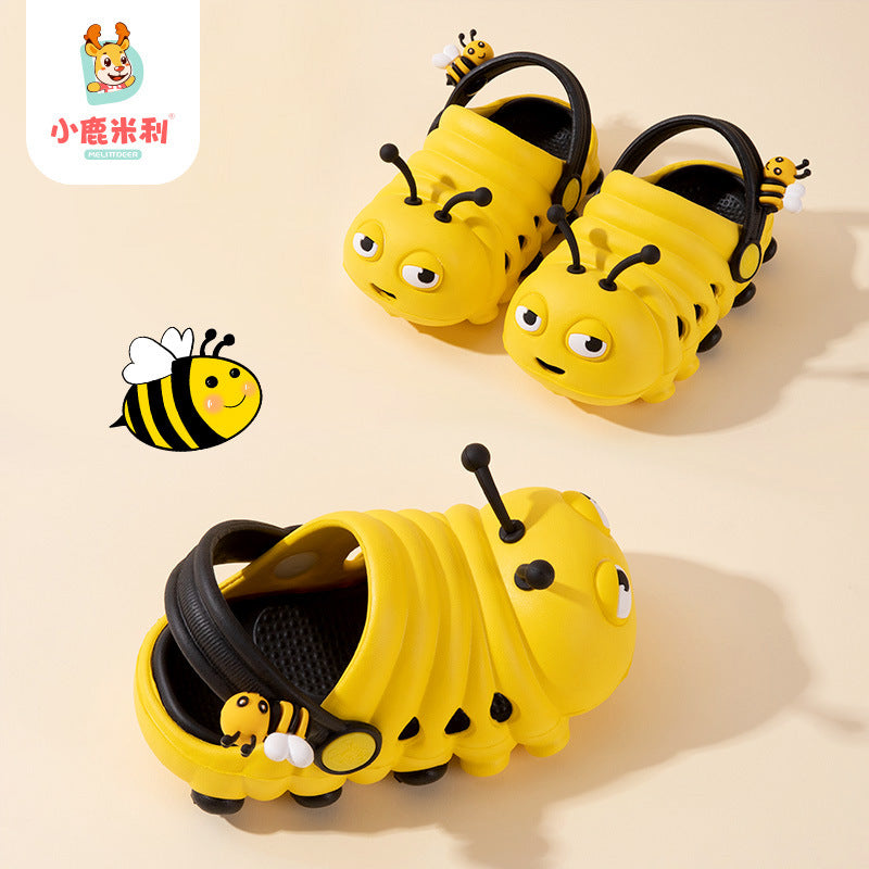 Caterpillar Hole Shoes – Soft Baby Sandals for Summer