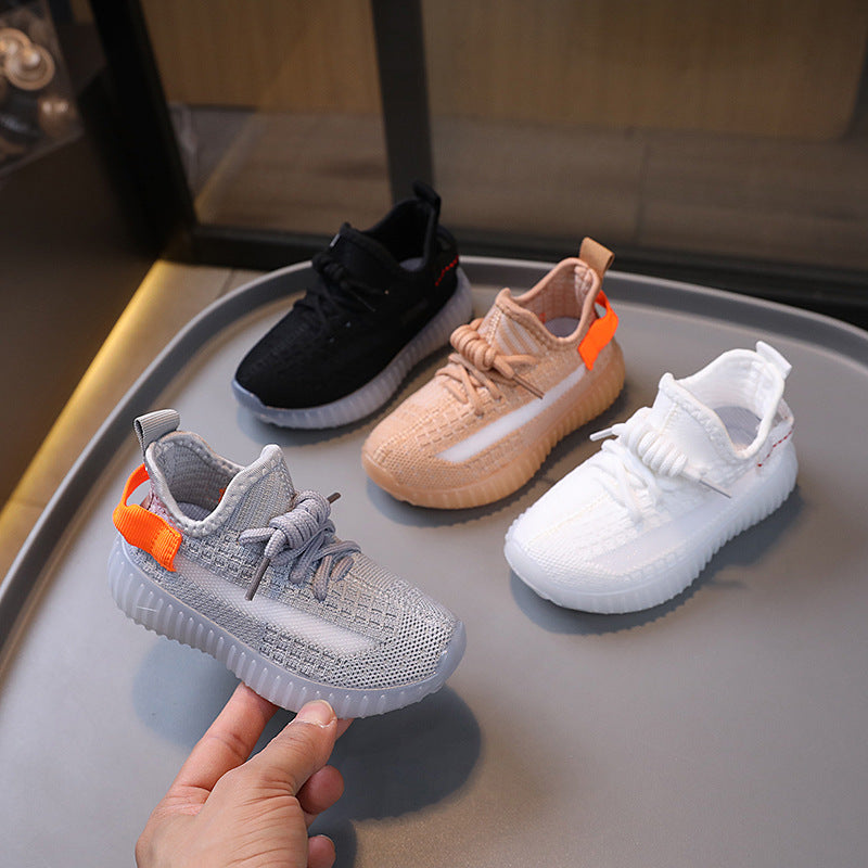 Kids’ Breathable Mesh Shoes – Spring Autumn Soft Sole