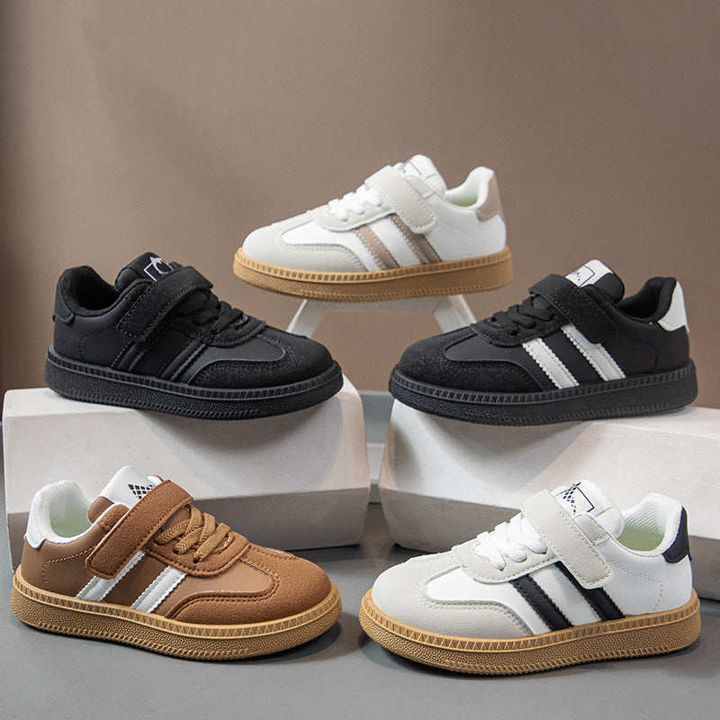 Kids Velcro German Training Shoes Spring Casual Wear