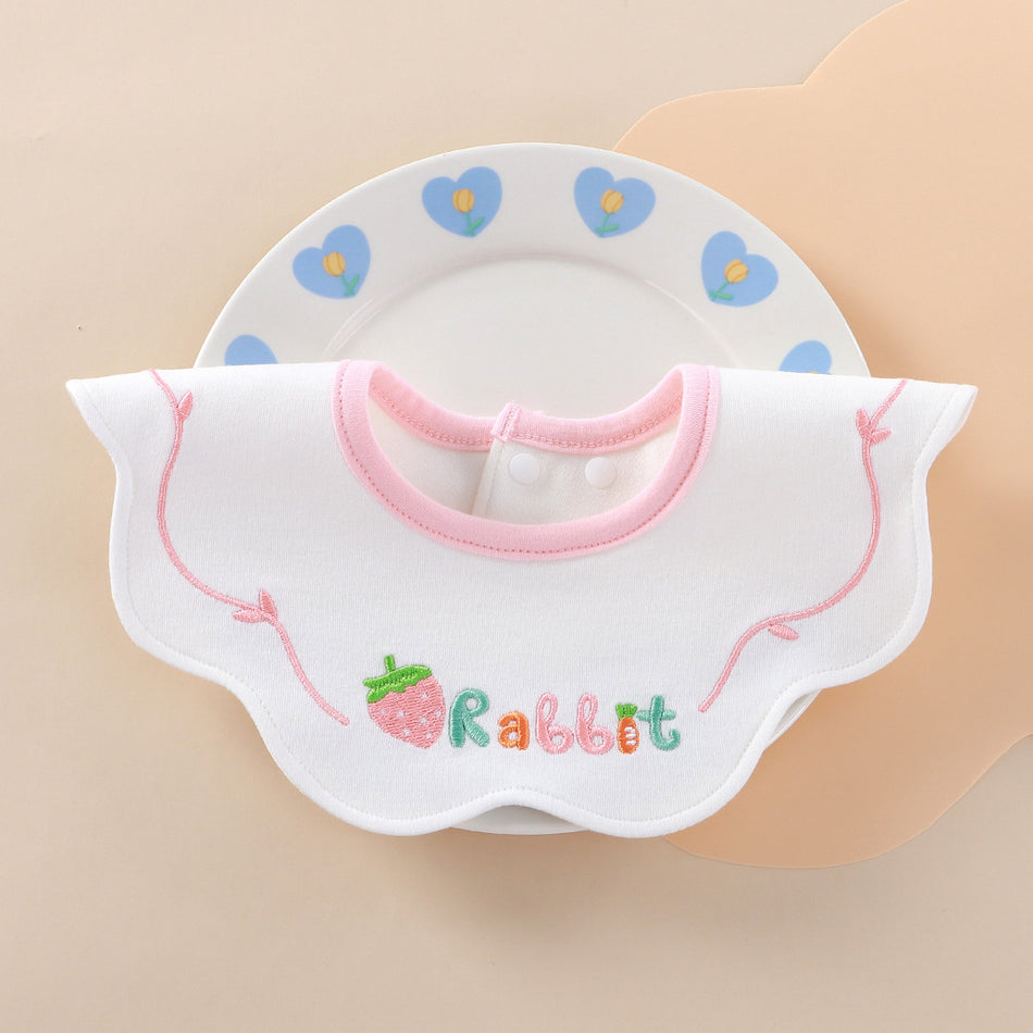 Petal-Style 360° Baby Drool Bib
