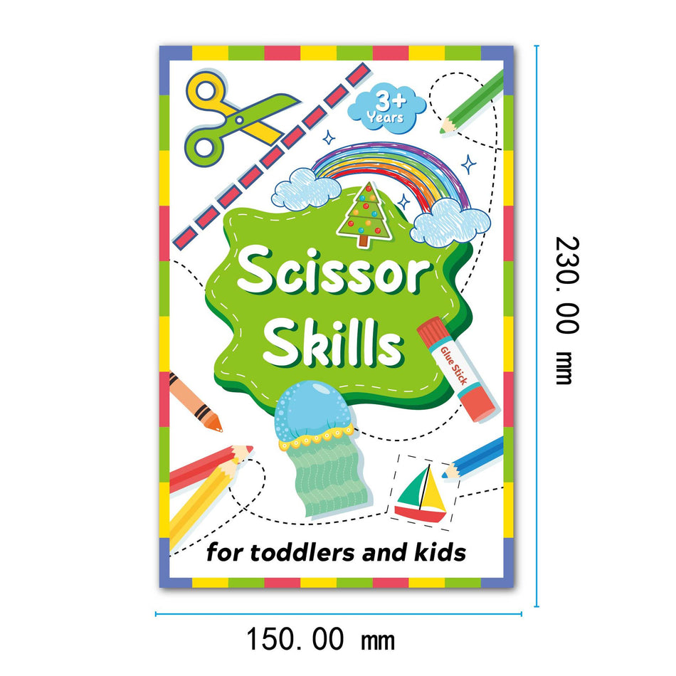 DIY Paper-Cut Book – Kids Handmade Coloring & Craft Toy